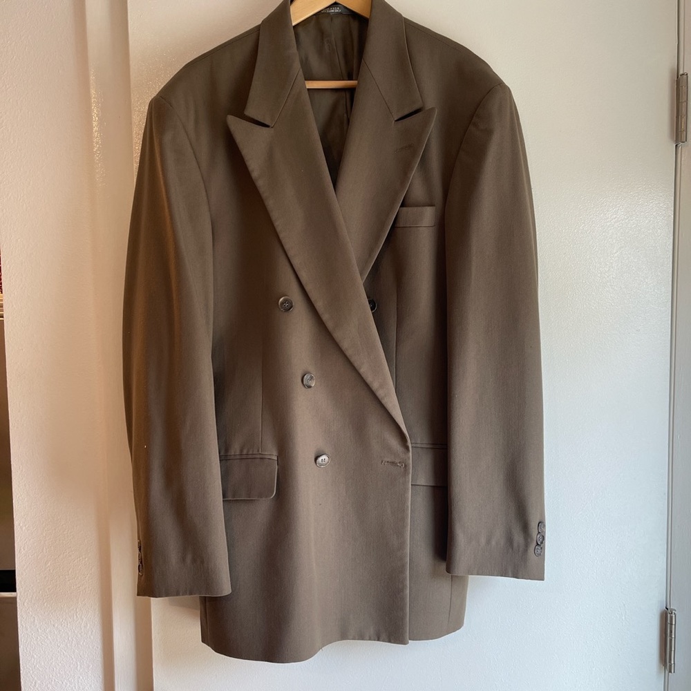 Vintage Haggar oversized brown blazer